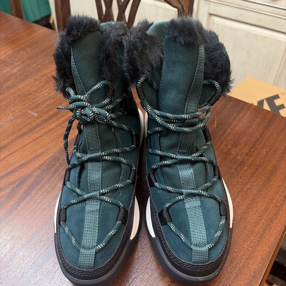 SOREL Ona RMX Glacy Women Size 9.5 Waterproof Boots Snow Green NL5050-301 New - Picture 4 of 10